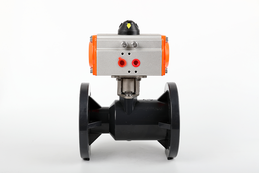 保靖气动法兰一体球阀